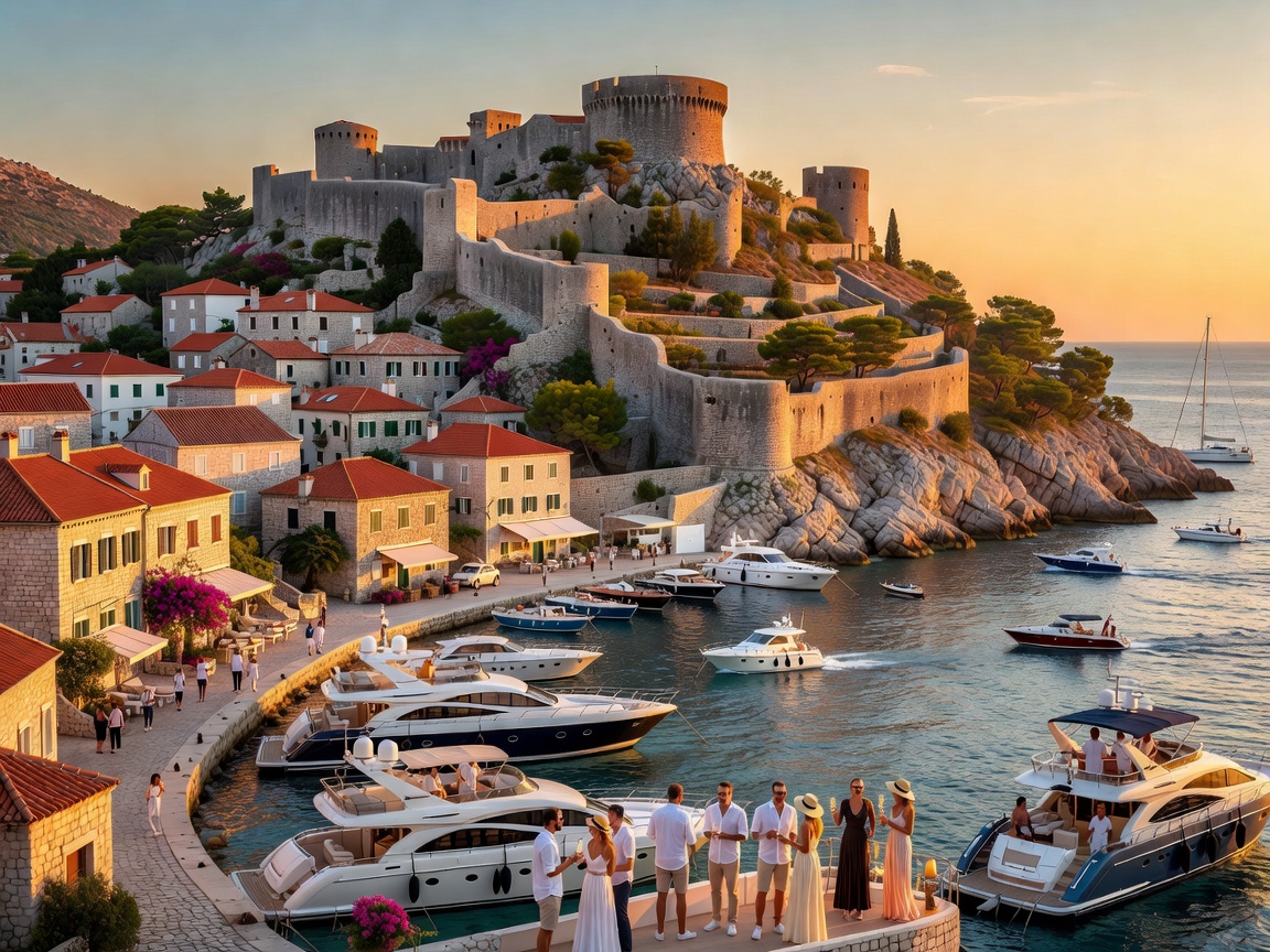 Hvar Croatia island fortresses and yacht parties
